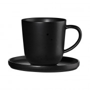 Espresso cup with a saucer Asa Selection Coppa Kuro, 80 ml