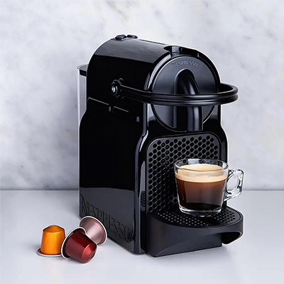 Nespresso Inissia Black kapsulinis kavos aparatas – juodas