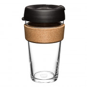 Mug med lock KeepCup ”Brew Cork Black”, 454 ml