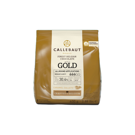 Callebaut Gold Schokoladen-Callets, 400 g