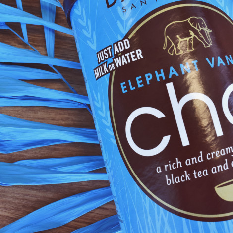 Vaniljalla maustettu tee David Rio ”Elephant Vanilla Chai”, 398 g