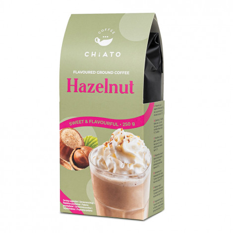 Café moulu aromatisé à la noisette CHiATO Hazelnut, 250 g - Coffee Friend