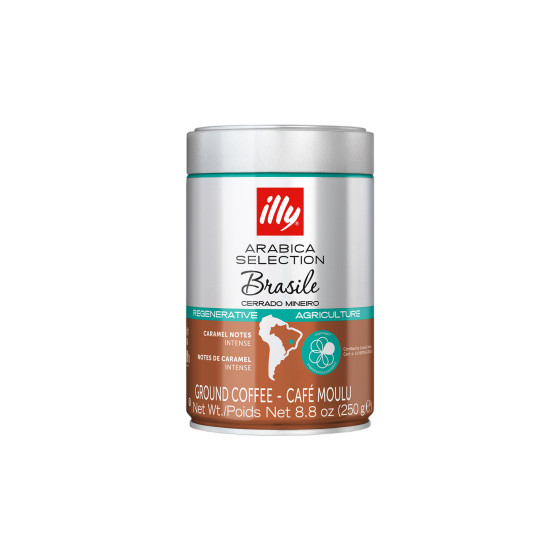 Illy Brasile malet kaffe, 250 g