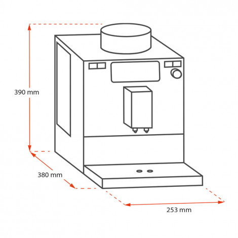 Melitta Passione OT F53/1-101 automatinis kavos aparatas – sidabrinis