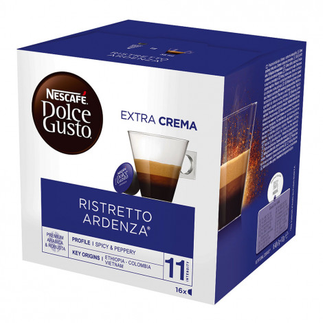 Dolce Gusto® koneisiin sopivat kahvikapselit NESCAFÉ Dolce Gusto ”Ristretto Ardenza”, 16 kpl.