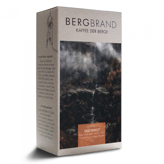 Kaffeebohnen Bergbrand Kaffeerösterei „Kraftpaket Espresso“, 250 g