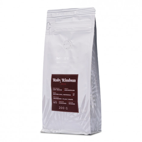 Spezialitätenkaffee „Java Ruby Rimbun“, 200 g, ganze Bohne