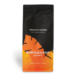 Spezialitätenkaffee „Ethiopia Burtukaana“, 250 g ganze Bohne