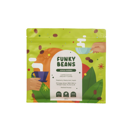 Kawa ziarnista specialty Funky Beans Kenya Kariru, 200 g