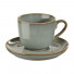 Tasse à cappuccino avec une soucoupe Asa Selection “Saisons Eucalyptus”, 230 ml
