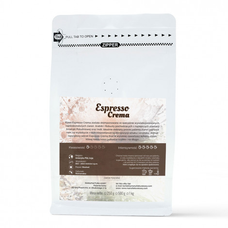 Kawa ziarnista Manufaktura Kawy Espresso Crema, 1 kg