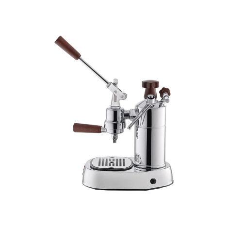 La Pavoni Professional Lusso Wooden Handles – Manual-lever espresso machine