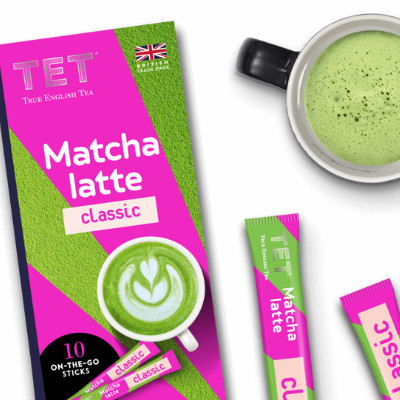 Instant tedryck True English Tea Matcha Latte Classic, 10 st.