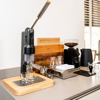 Superkop Black Manual-Lever Espresso maker – Zwart