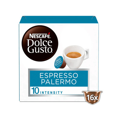 Kahvikapselit NESCAFÉ® Dolce Gusto® Palermo, 16 kpl.