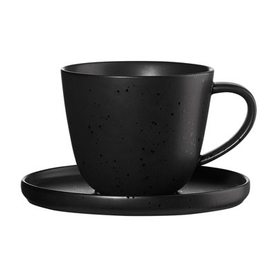 Kavos puodelis su lėkštute Asa Selection „Coppa Kuro“, 250 ml