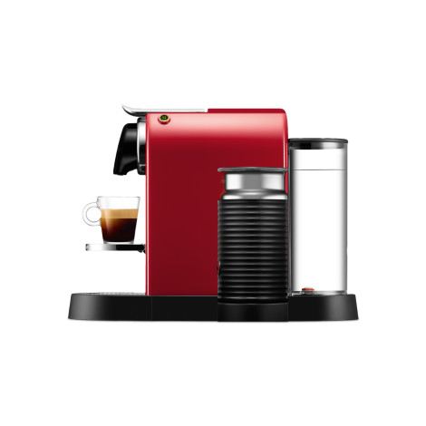 Atjaunināts kafijas automāts Nespresso Citiz & Milk Red