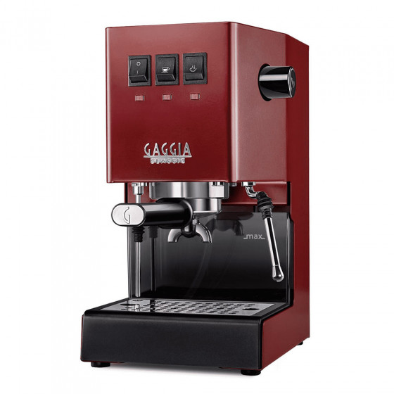 Gaggia New Classic Espresso Coffee Machine - Red