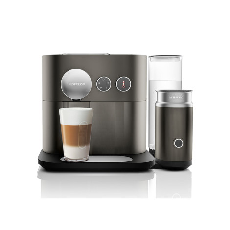 Nespresso Expert&Milk Anthracite Grey Kaffemaskin med kapslar