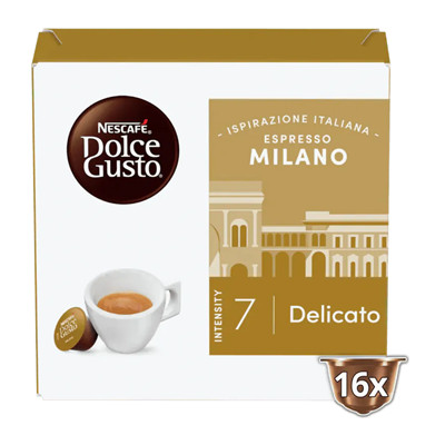 Kahvikapselit NESCAFÉ® Dolce Gusto® Espresso Milano, 16 kpl.