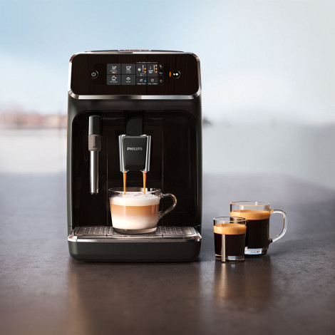 Philips 2200 Series Fully Automatic Espresso Machine, LatteGo Milk Frother,  3 Coffee Varieties, Intuitive Touch Display, 100% Ceramic Grinder