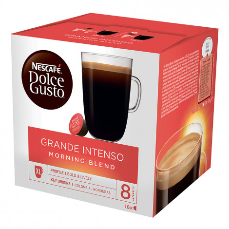 Kafijas kapsulas Dolce Gusto® automātiem NESCAFÉ Dolce Gusto Grande Intenso Morning Blend, 16 gab.