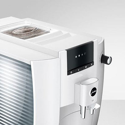 JURA E4 Piano White (EA) Kaffeevollautomat