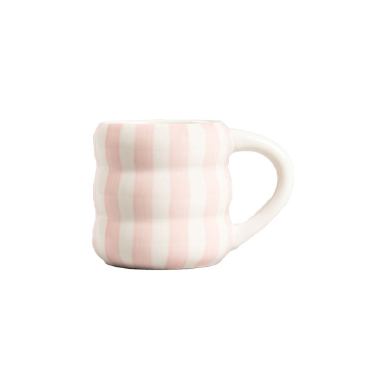 Kubek Homla BITTI Pink Stripes, 350 ml