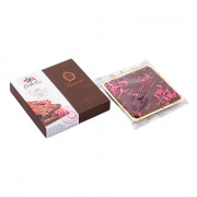 Tablette de chocolat Laurence “Milk chocolate with strawberries”, 100 g