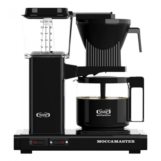 kaffebryggare med filter moccamaster automatic black