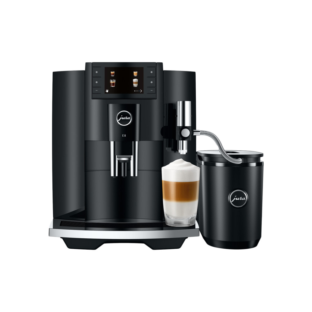 JURA E8 Piano Black EC Kaffeevollautomat Schwarz