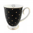 Becher Bombay Duck Spotty Black With Gold Spots, 300 ml