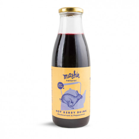 Mustaherukka & Piparminttu marjapyree ”Mashie by Nordic Berry”, 750 ml