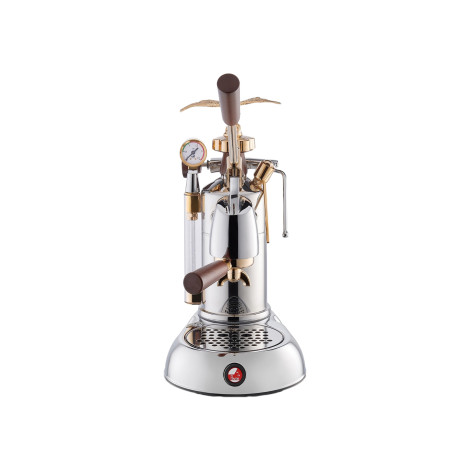 La Pavoni Expo 2015 Edition Espressomaschine mit Hebel – Gold Silber