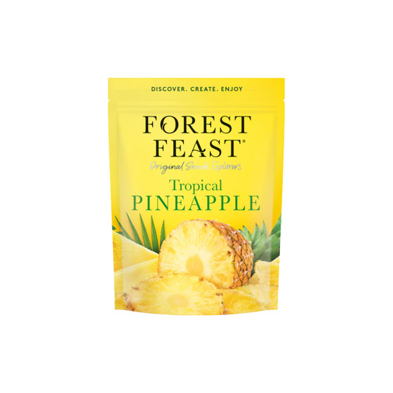 Forest Feast Dried Pineapple Slices, 120 G