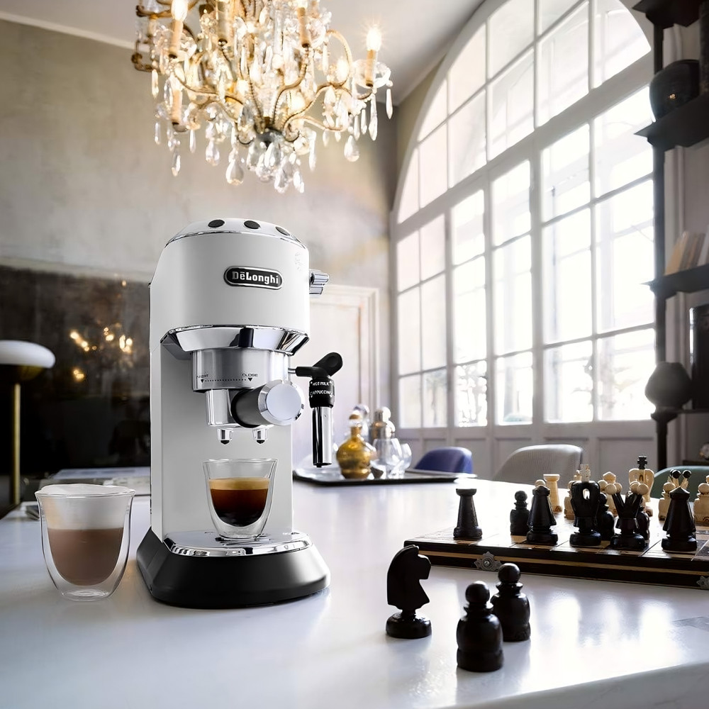 DeLonghi Dedica Style EC 685.W Espresso Machine - White