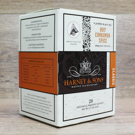 Melnā tēja ar aromātiem Harney & Sons “Hot Cinnamon Spice”