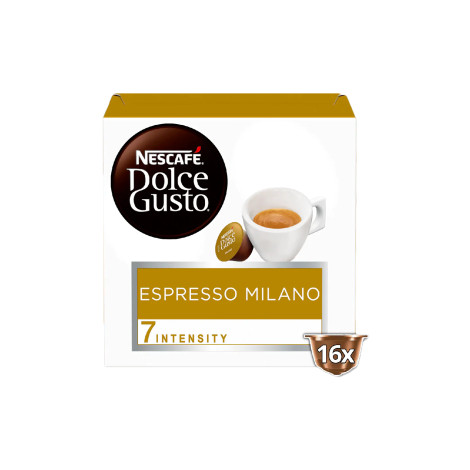 Coffee capsules NESCAFÉ® Dolce Gusto® Espresso Milano, 16 pcs. - Coffee  Friend