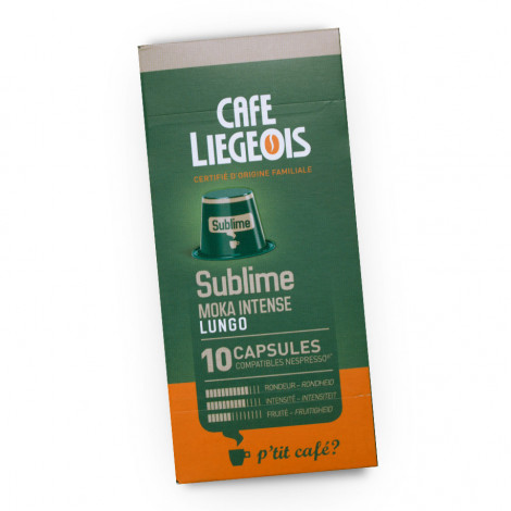 Nespresso® koneisiin sopivat kahvikapselit Café Liégeois ”Sublime”, 10 kpl.