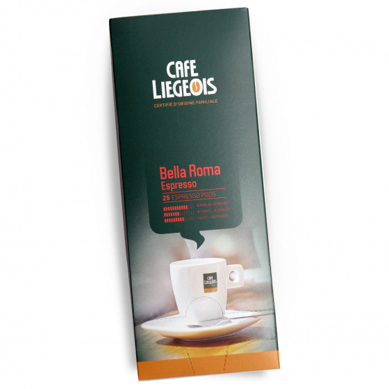 Kavos tabletės Café Liégeois „Bella Roma“, 25 vnt. Kavos tabletės Café Liégeois „Bella Roma“, 25 vnt.
