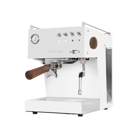 Ascaso Steel Uno PID White&Wood espressomasin, demo kasutatud – valge