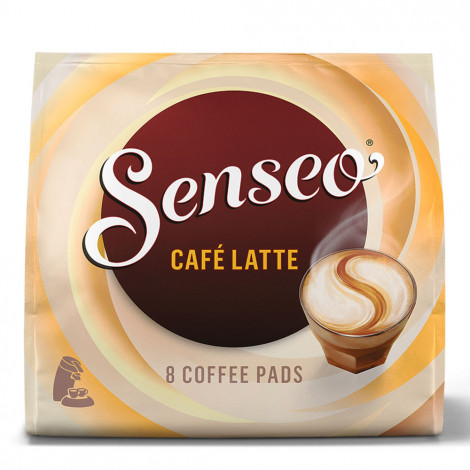Dosettes de café Senseo Jacobs Douwe Egberts “Café Latte”, 8 pièces.