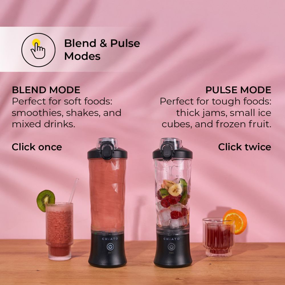 CHiATO blendPLAY Travel kannettava tehosekoitin