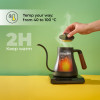 Elektriskā tējkanna CHiATO flowPLAY Gooseneck, 0.6 l – melns