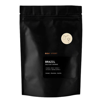 Grains de café de spécialité Goat Story Brazil Coletivo Caparaó, 500 g