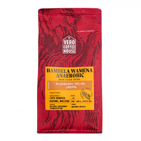 Rūšinės kavos pupelės Vero Coffee House Ethiopia Hambela, 500 g