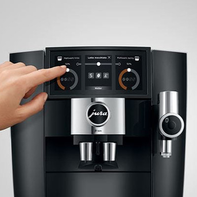 JURA J8 Twin Diamond Black (EA) automatinis kavos aparatas – juodas