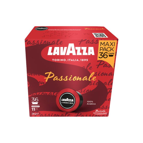 Lavazza A Modo Mio Passionale kaffekapslar f&ouml;r Lavazza&reg;-maskiner, 36 st.