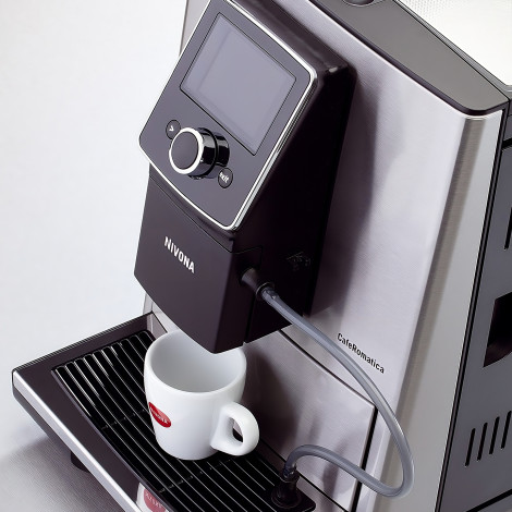 Nivona CafeRomatica NICR 825 Helautomatisk kaffemaskin med bönor – Silver