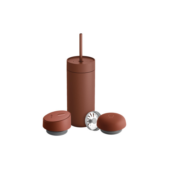 Thermobecher Fellow Carter 3-in-1 Sip System, 474 ml – Sienna